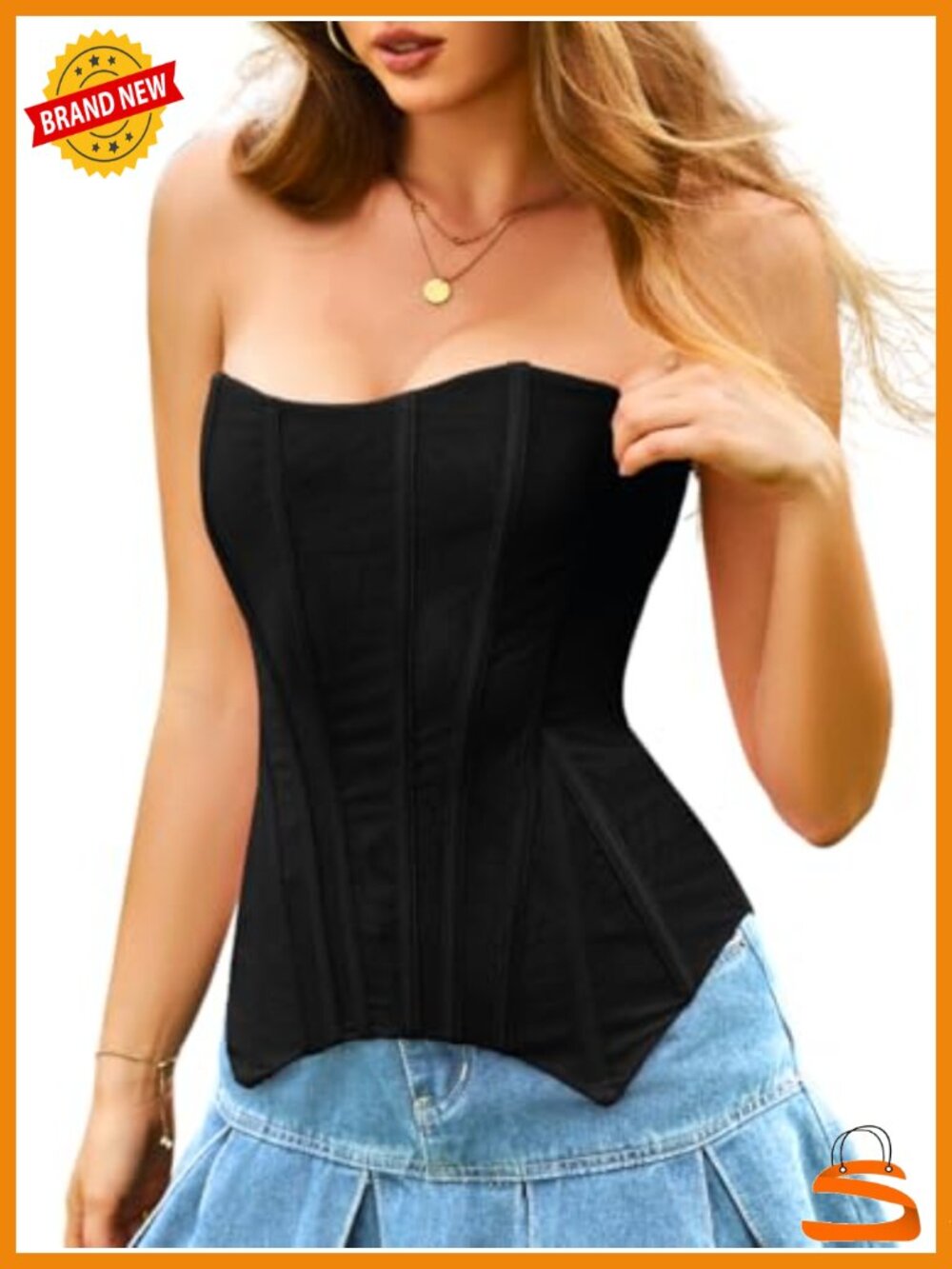 Sexy Tube Corset Top 2000s Sheer Mesh Bustier Boned Shapewear Going Out